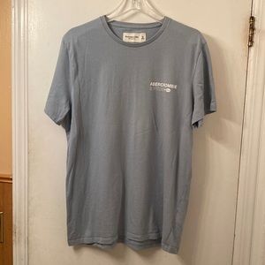 Abercrombie & Fitch light blue soft A&F tee shirt